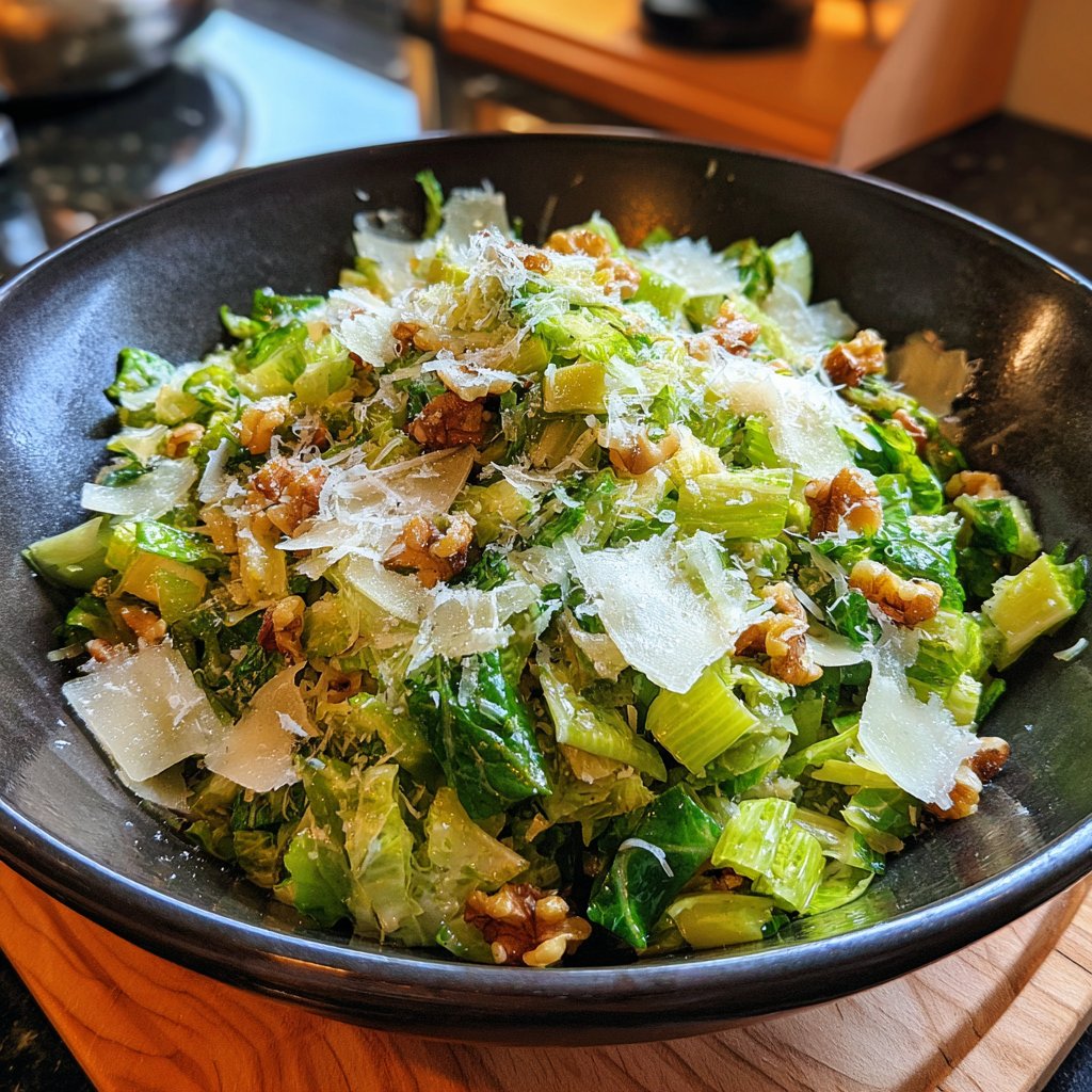 Celery Salad With Walnuts And Parmesan