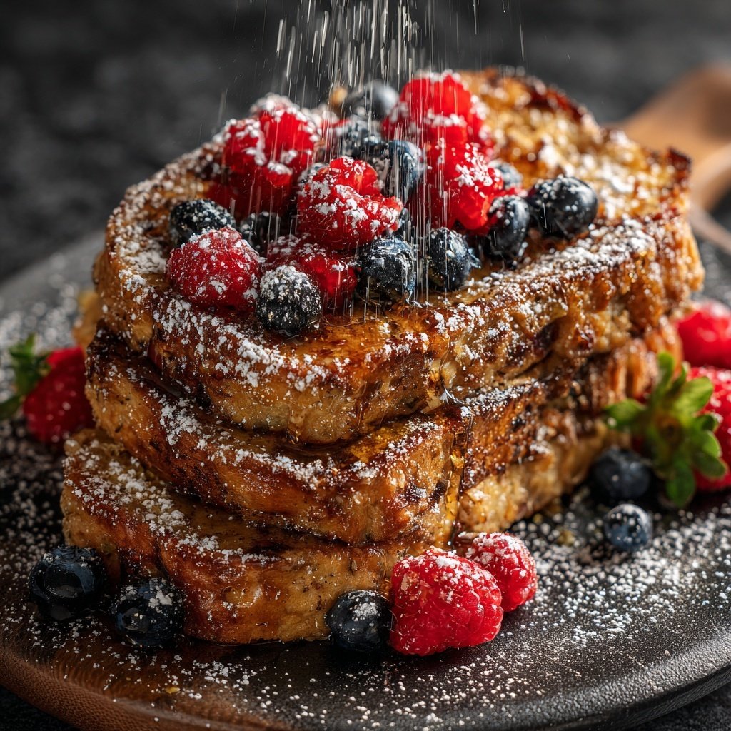 Spring Brunch Banana Bread French Toast