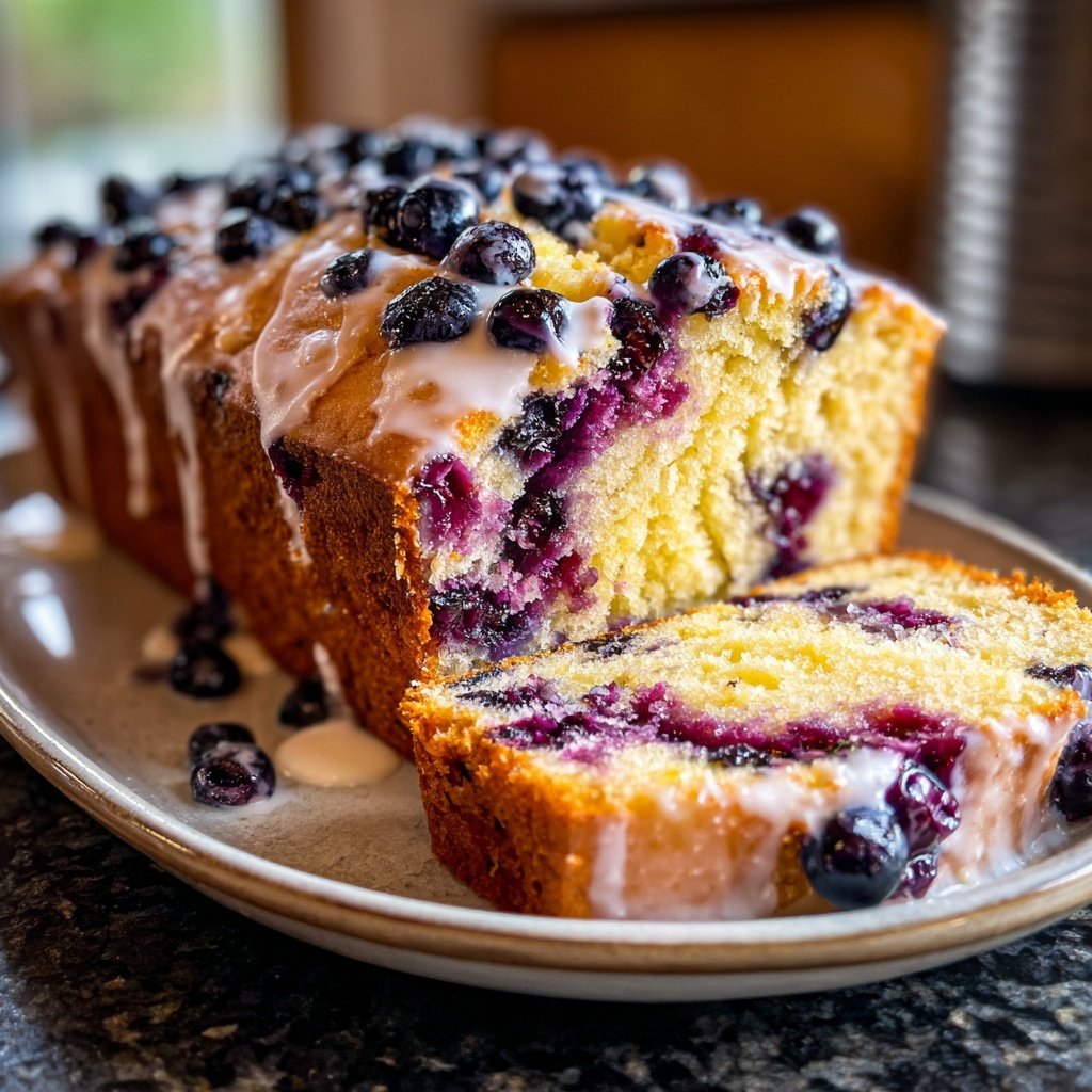 Lemon Blueberry Morning Bread