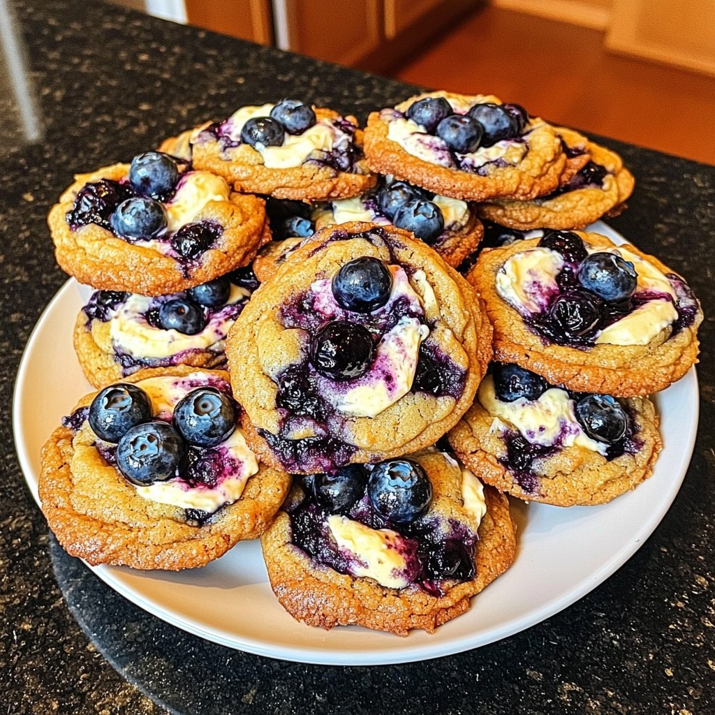 Blueberry Cheesecake Cookies