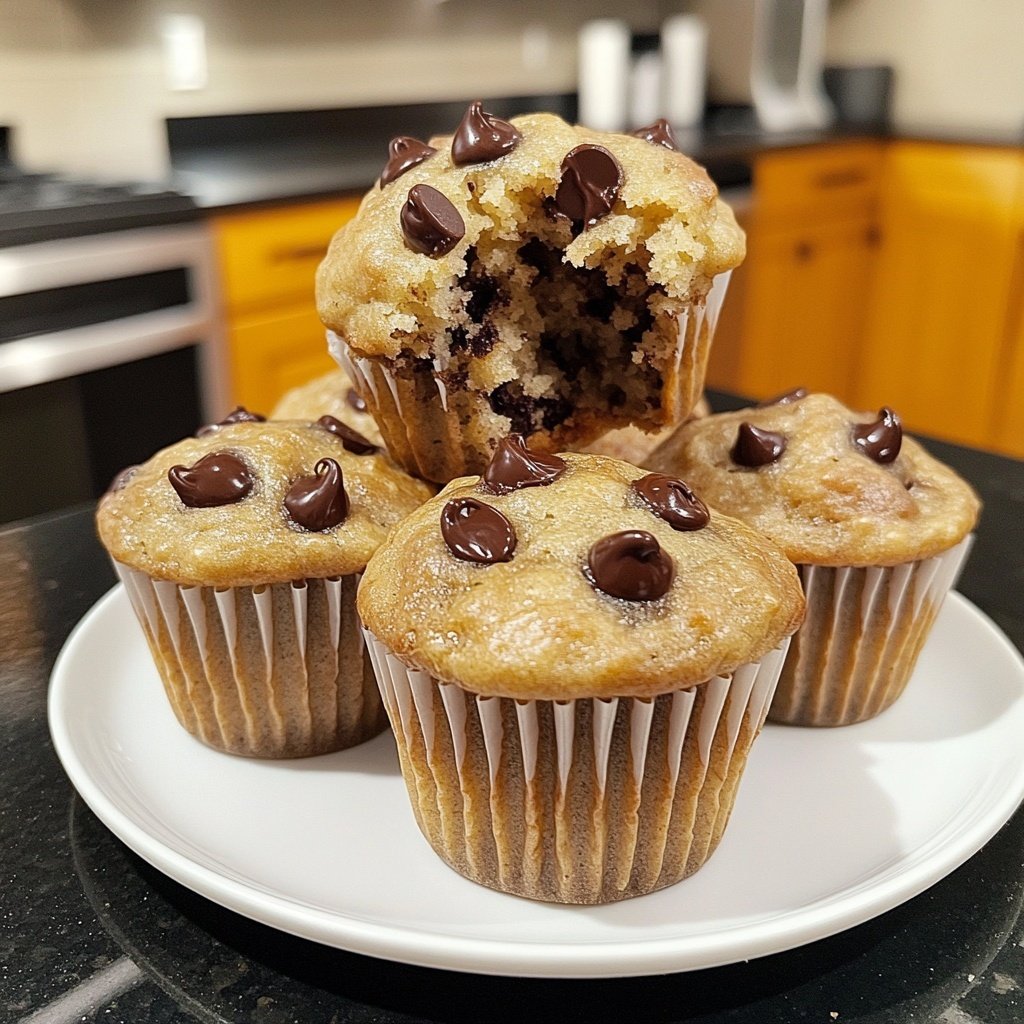 Banana Chocolate Chip Muffins