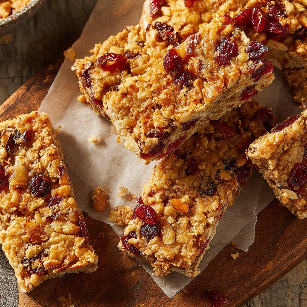 Healthy Oat And Honey Snack Bars