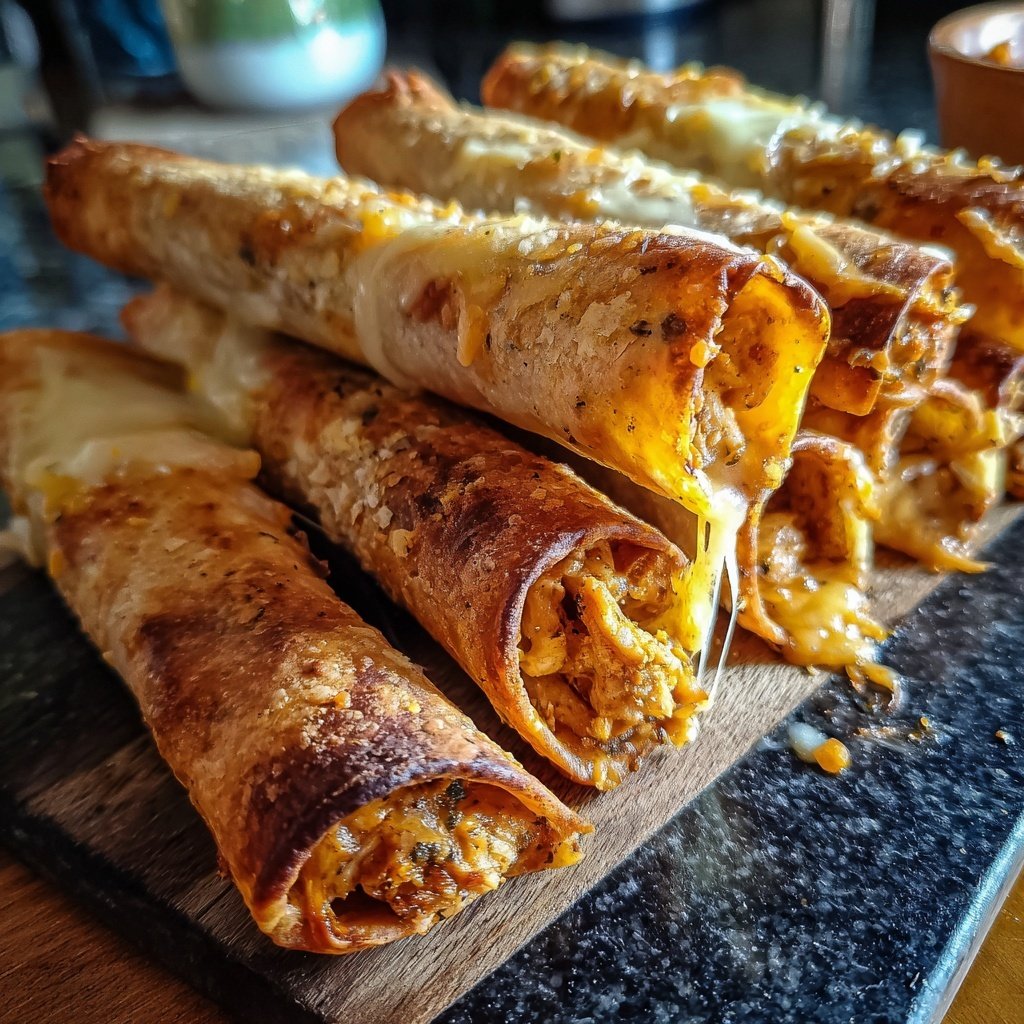 Super Bowl Food Baked Taquitos