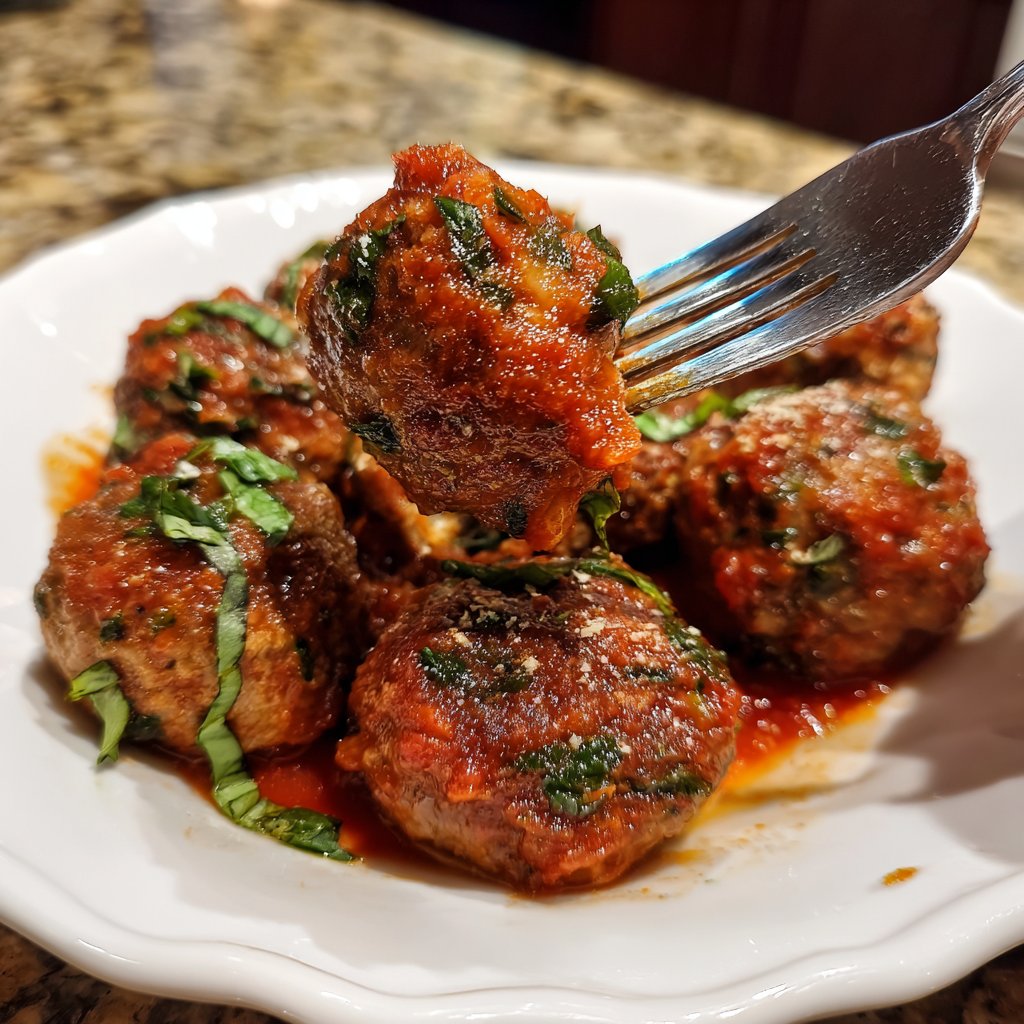 Quick Oven-Baked Meatballs Recipe