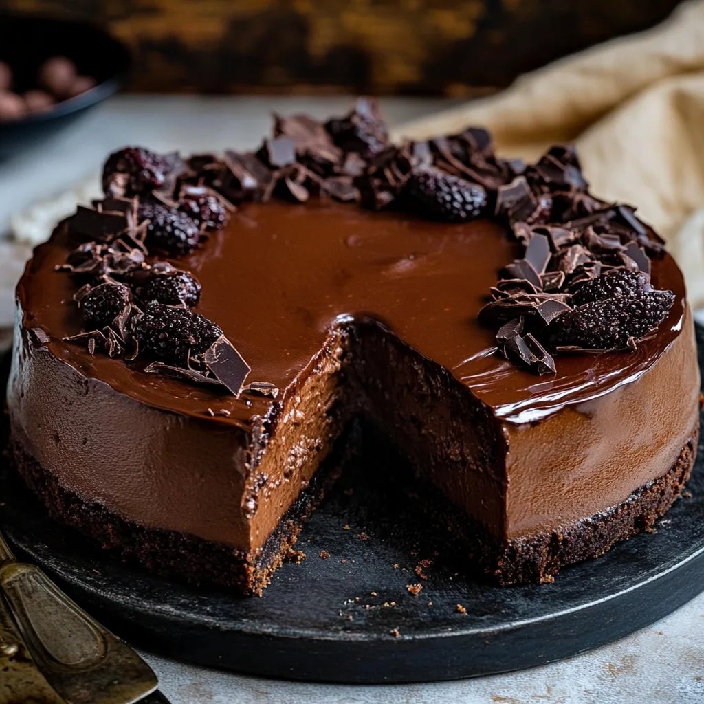 Chocolate San Sebastian Cheesecake – Burnt, Bold & Irresistible