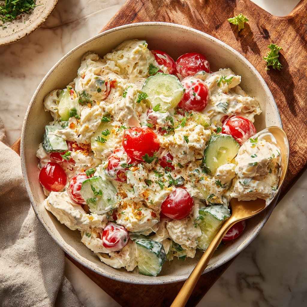 Meal Prep Greek Yogurt Chicken Salad Lunch