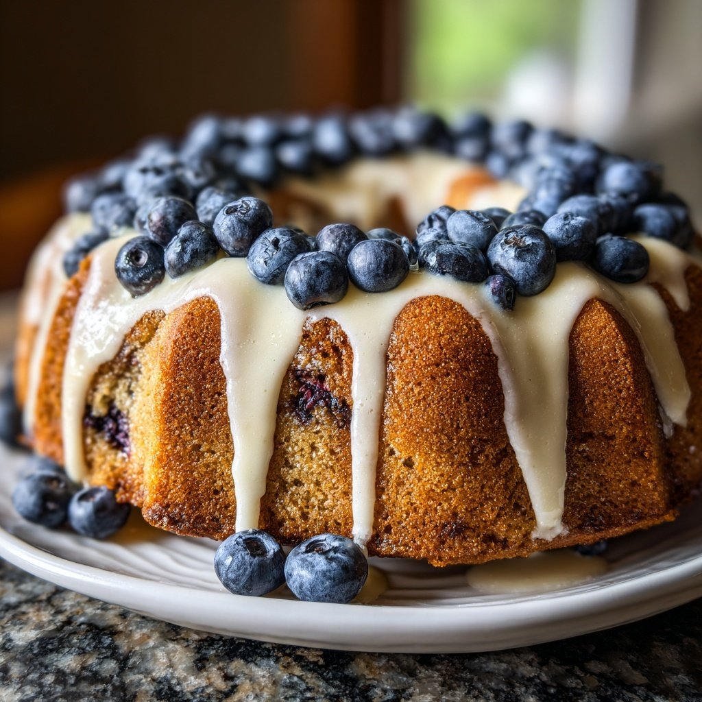 Blueberry Yogurt Breakfast Cake