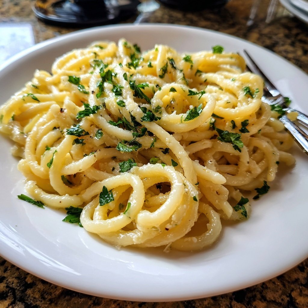 Quick & Easy 15-Minute Garlic Pasta
