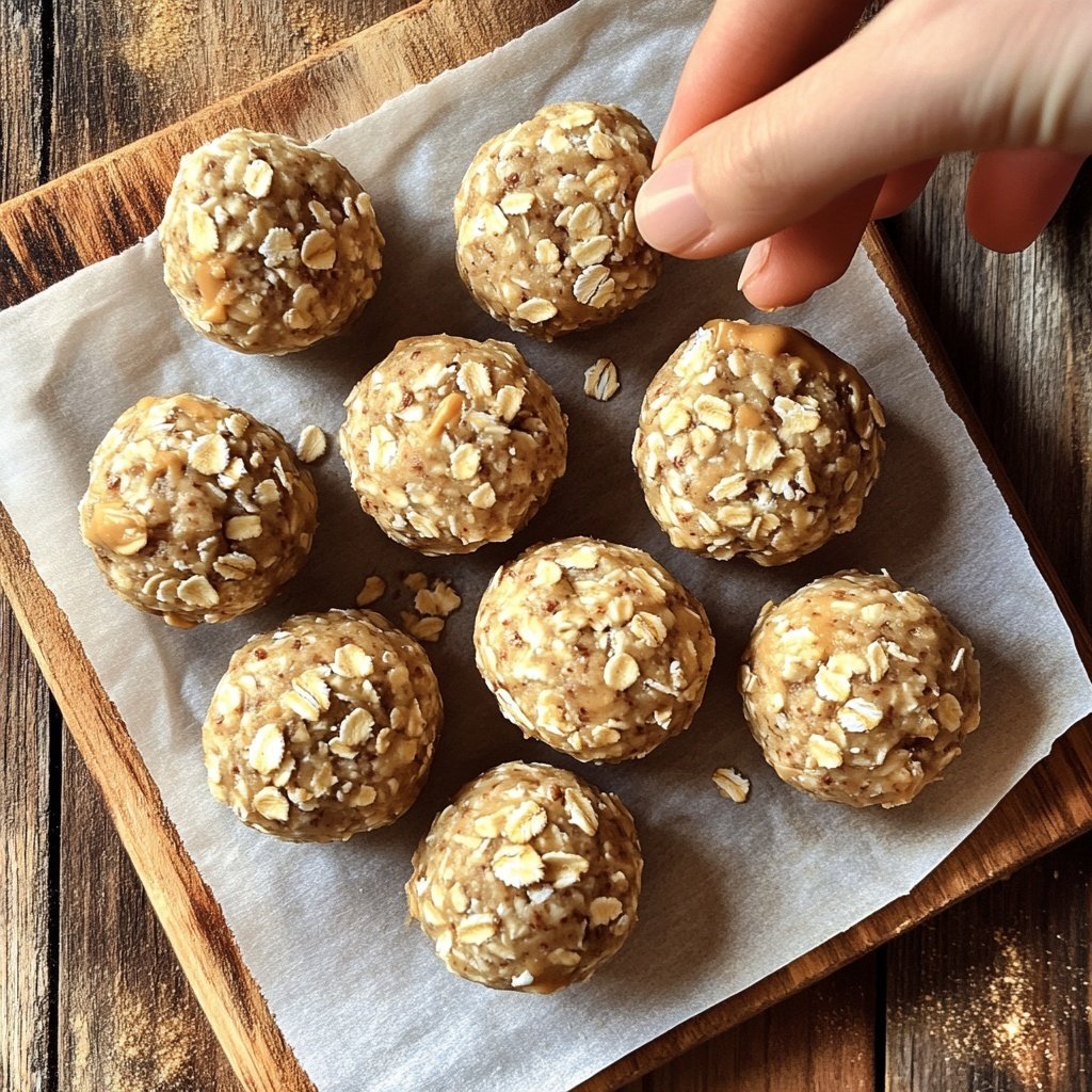 Protein Balls with Peanut Butter and Oats