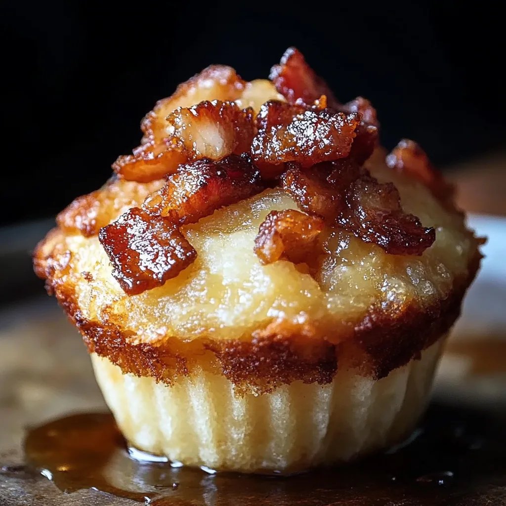 Irresistible Maple Bacon Pancake Muffins
