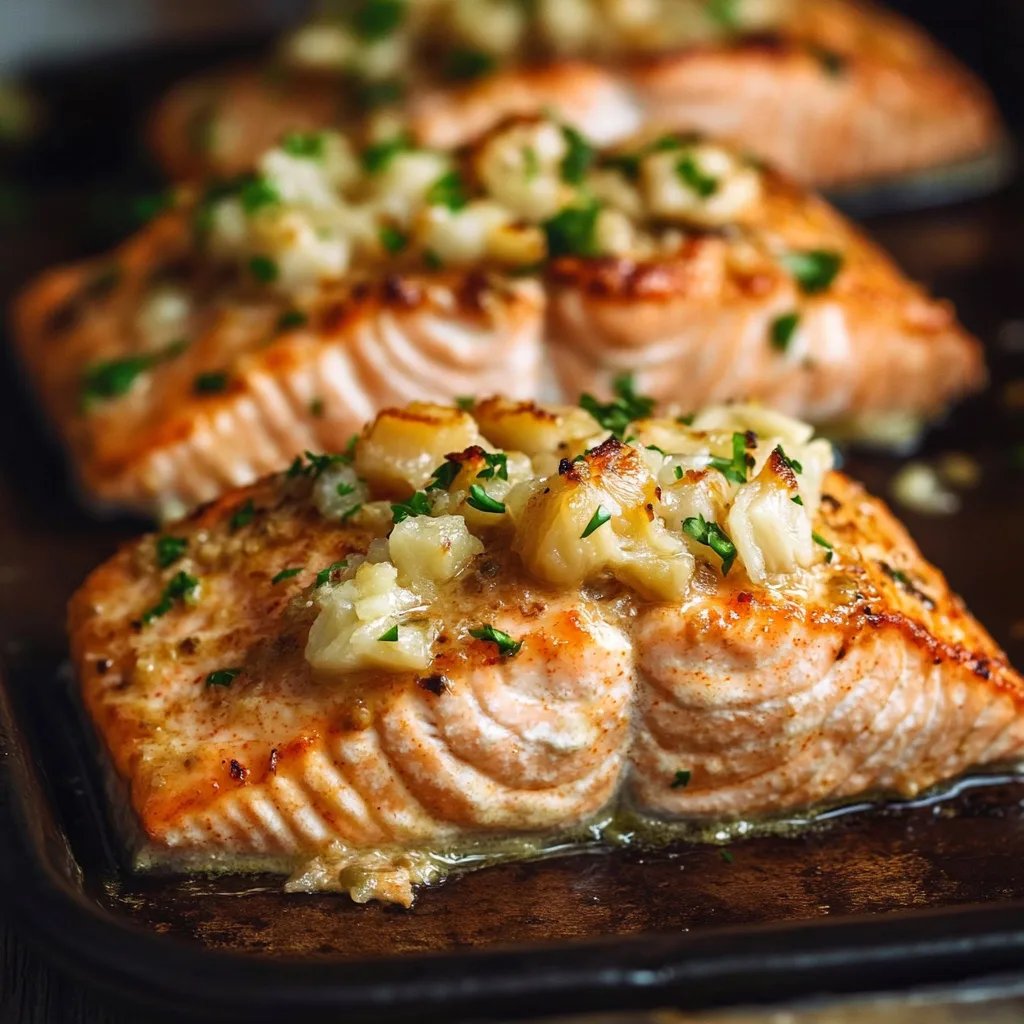 Crab Stuffed Salmon